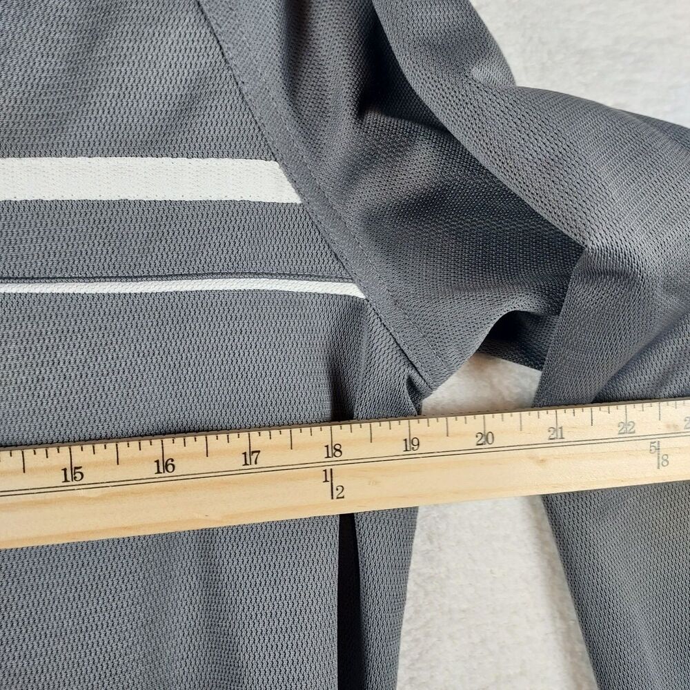 Nike Jacket Mens Small Gray Full Zip Y2K Activewear Light Weight Pockets - Picture 8 of 11